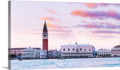 Italy, Venice, St Mark's Square, Doge's Palace, Venetian Lagoon, Adriatic Coast