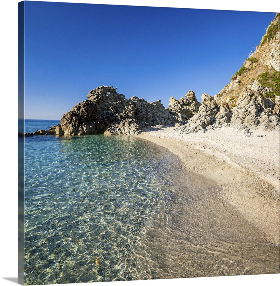Italy, Calabria, Mediterranean area, Vibo Valentia district, Zambrone, Punta Zambrone Beach.