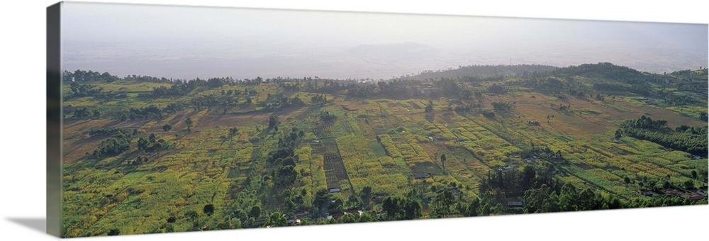 Kenya, Rift Valley, View of the fields