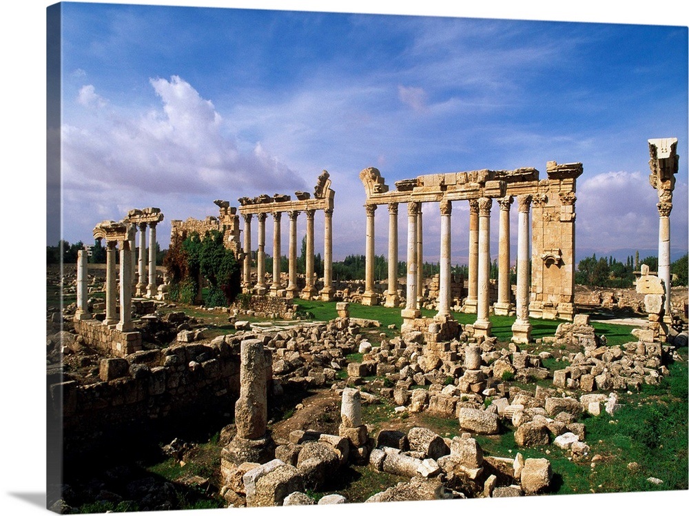 Lebanon, Beqaa, Ba'labakk, Ruins of Odeon Wall Art, Canvas Prints, Framed Prints, Wall Peels