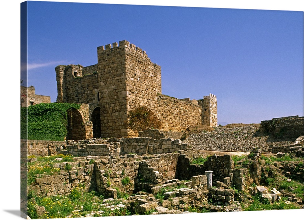 Lebanon, Mont-Liban, Jubayl, The castle (UNESCO World Heritage)