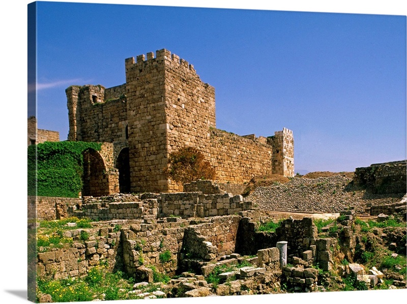 Lebanon, MontLiban, Jubayl, The castle Wall Art, Canvas Prints, Framed Prints, Wall Peels