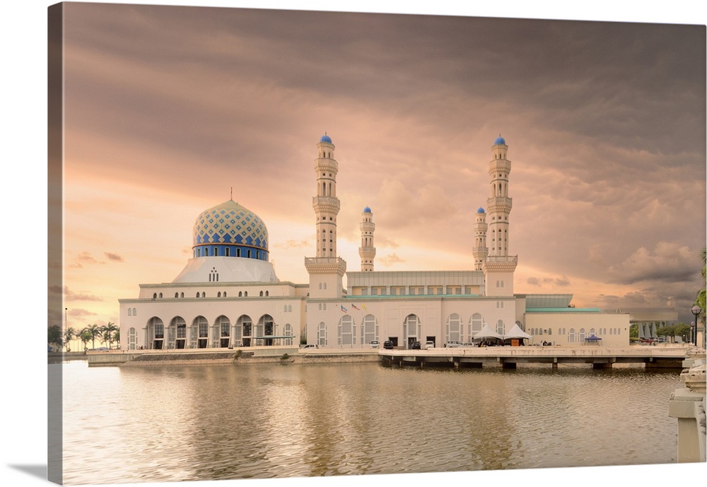 Malaysia, Sabah, Kota Kinabalu, Masjid Bandaraya Kota Kinabalu, Mosque.