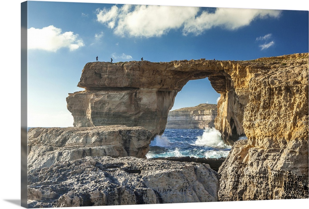 Malta, Gozo, Dwejra, Mediterranean sea, Azure Window.
