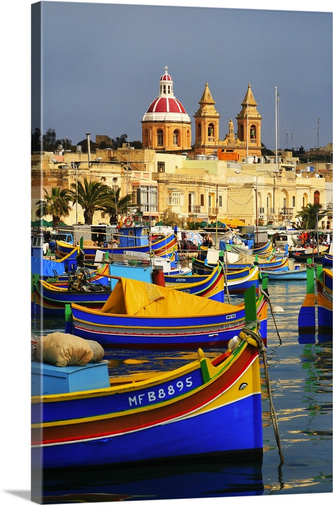 Malta, Marsaxlokk, The harbor