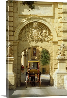 Malta, Mdina, Main Gate, Mdina Gate, City's main entrance
