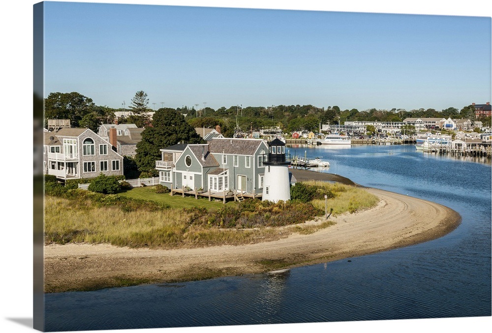Massachusetts, Cape Cod, Hyannis Harbor Wall Art, Canvas Prints, Framed