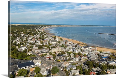 Massachusetts, Cape Cod, Provincetown, View from Pilgrim Monument