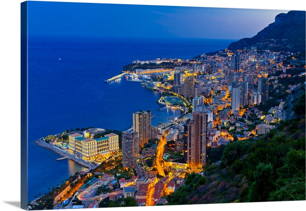 Principality of Monaco, Monaco, Mediterranean sea, C..te d'Azur, Monaco-Ville