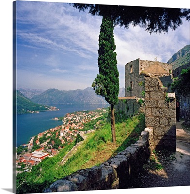 Montenegro, Kotor Bay, Kotor, View from the castle