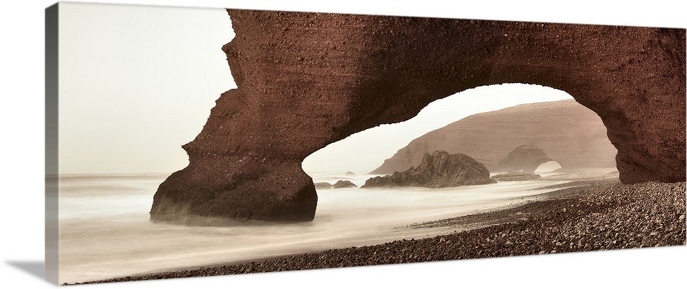 Morocco, South Morocco, Atlantic ocean, Sidi Ifni, Natural Arches of Legzira near Sidi Ifni.