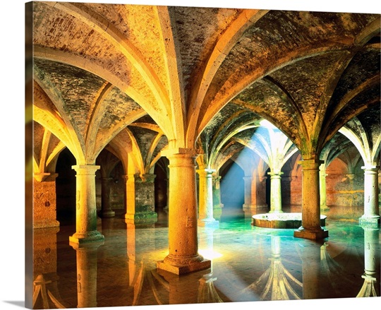 Morocco El Jadida Portuguese Cistern Wall Art Canvas