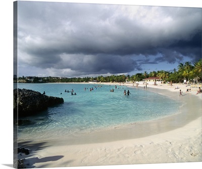Netherlands Antilles, Dutch Saint Martin, Caribbean sea, Mullet beach