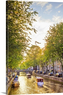 Netherlands, Benelux, Amsterdam, Leidesegracht Canal