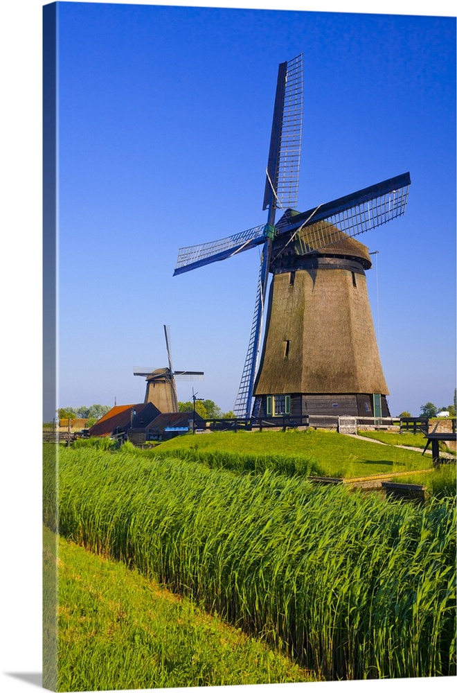 Netherlands, North Holland, Benelux, Schermerhorn, Windmill.