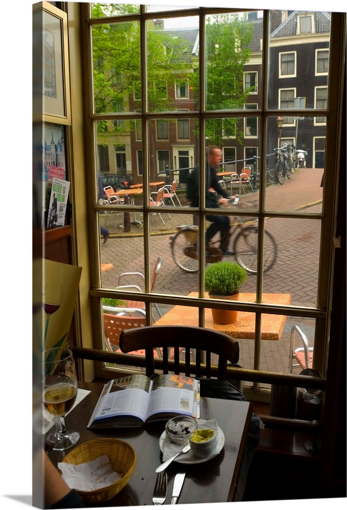 Netherlands, Nederland, North Holland, Noord-Holland, Amsterdam, view from a restaurant