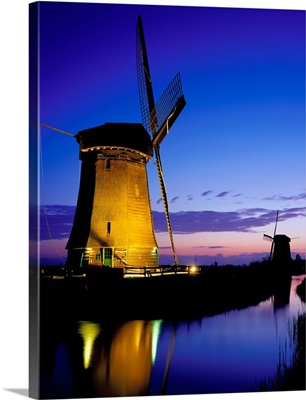 Netherlands, Schermerhorn, Windmill
