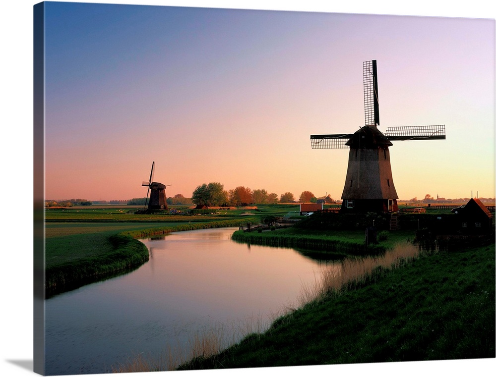Netherlands, Schermerhorn, Windmill