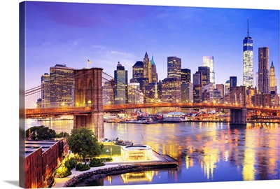 New York City, East River, Manhattan, Brooklyn Bridge