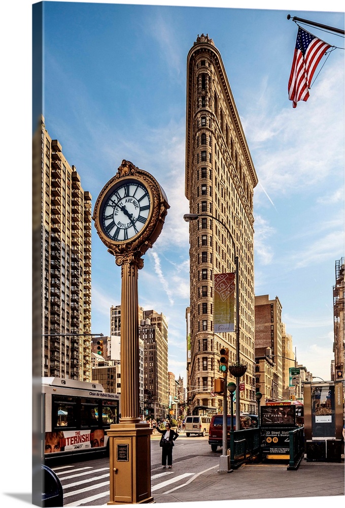 USA, New York City, Manhattan, Flatiron District, Flatiron Building.