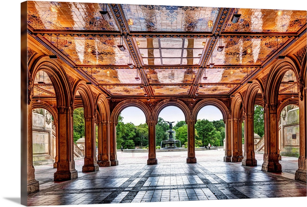 Bethesda Terrace Arcade in Central Park