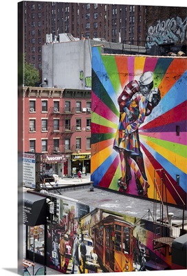 New York City, Manhattan, Chelsea, Mural