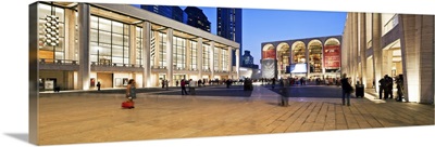 New York City, Manhattan, Lincoln Center for the Performing Arts at dusk