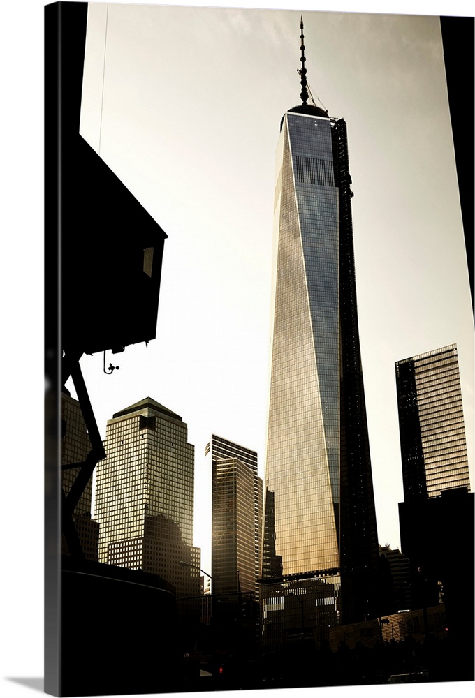 USA, New York City, Manhattan, Lower Manhattan, One World Trade Center, Freedom Tower.