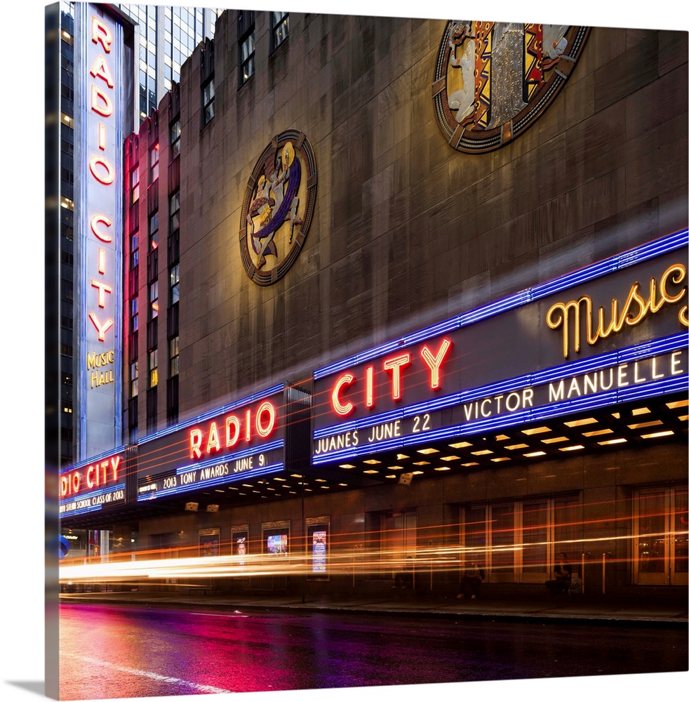 New York, New York City, Manhattan, Radio City Music Hall.