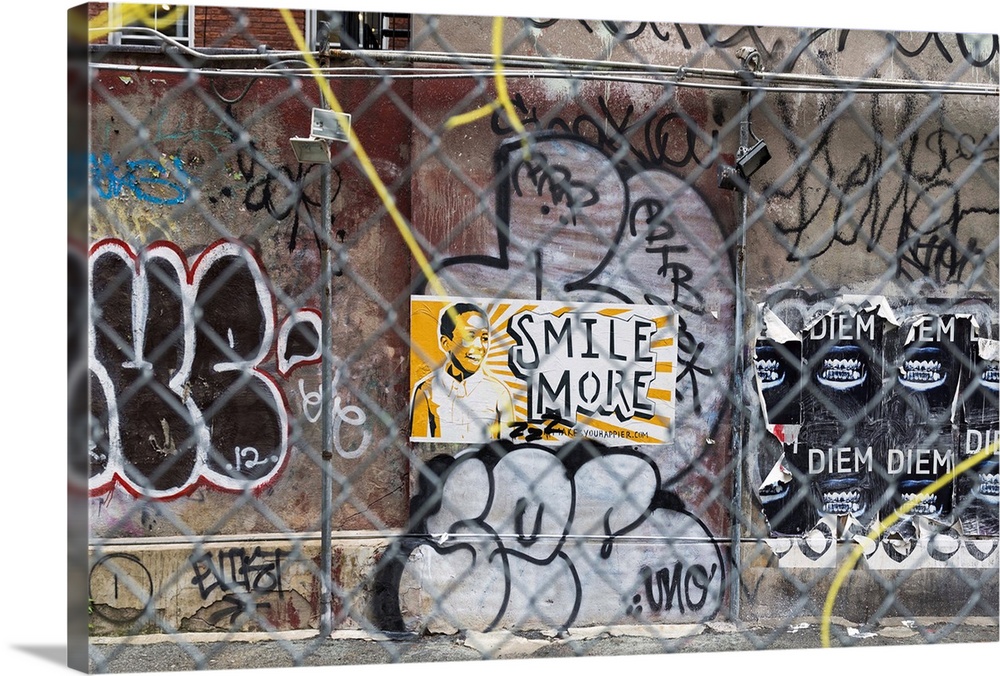 USA, New York City, Manhattan, Soho, Graffiti.