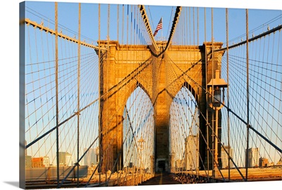 New York, New York City, Brooklyn Bridge