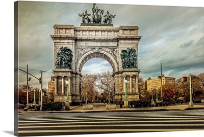 New York, New York City, Brooklyn, Prospect Park Grand Army Plaza arch