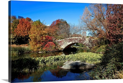New York, New York City, Central Park, Gapstow Bridge