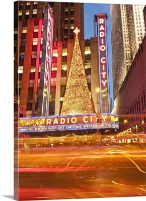 New York, New York City, Christmas time, Radio City Music Hall
