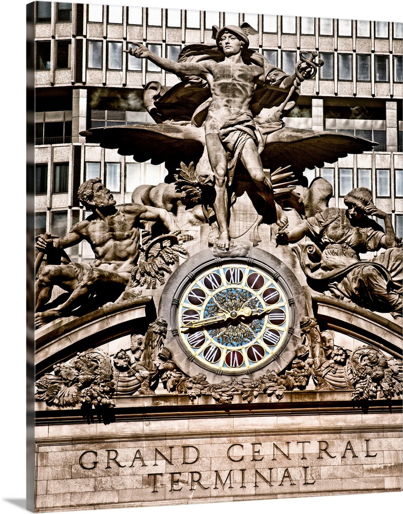 New York, New York City, Grand Central Station clock