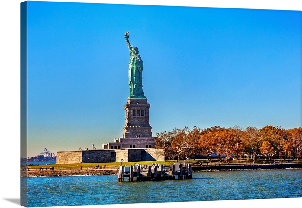 New York, NYC, Liberty island, Statue of Liberty.