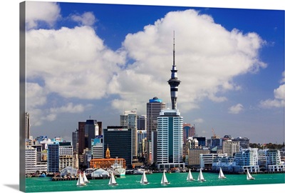 New Zealand, North Island, Auckland, Skyline
