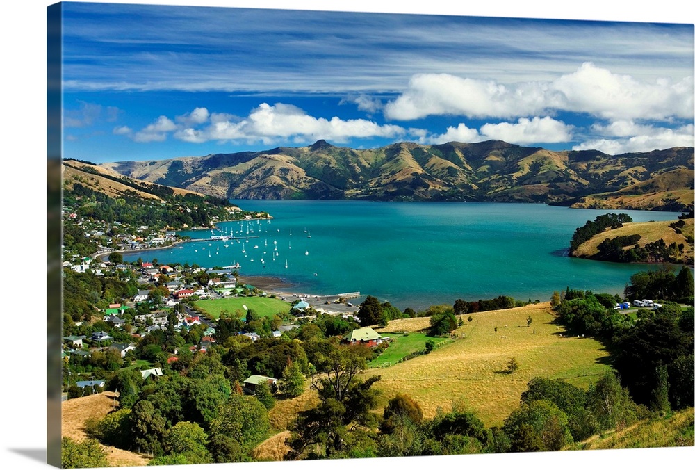 New Zealand, South Island, Banks Peninsula, Akaroa