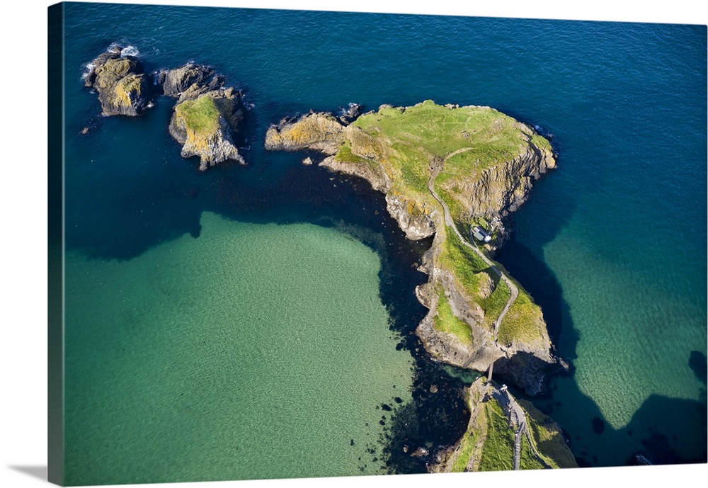 Northern Ireland, Antrim, Great Britain, British Isles, Carrick Island near Ballintoy
