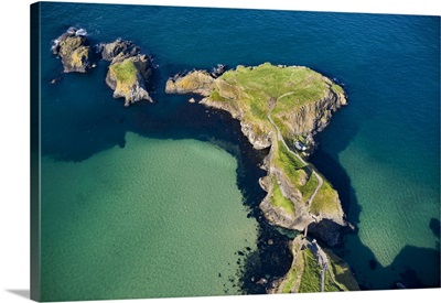 Northern Ireland, Antrim, British Isles, Carrick Island Near Ballintoy