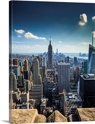 NYC, Manhattan, Rockefeller Center, Midtown cityscape