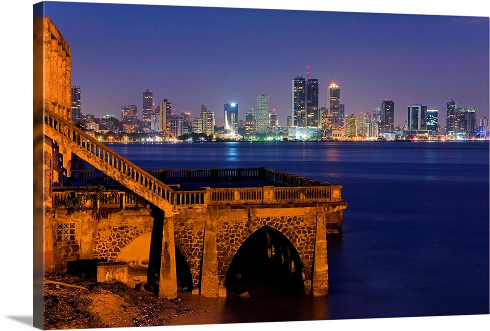 Panama, Panama, Skyline from Casco Viejo (old city)