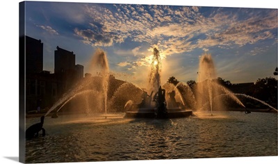 Pennsylvania, Philadelphia, Center City, Logan Circle, Swann Memorial Fountain