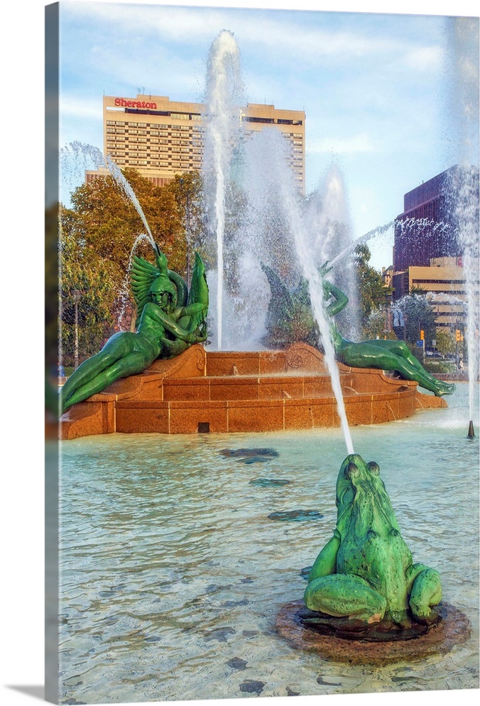 Pennsylvania, Philadelphia, Centter City, Logan Circle, Swann Memorial Fountain