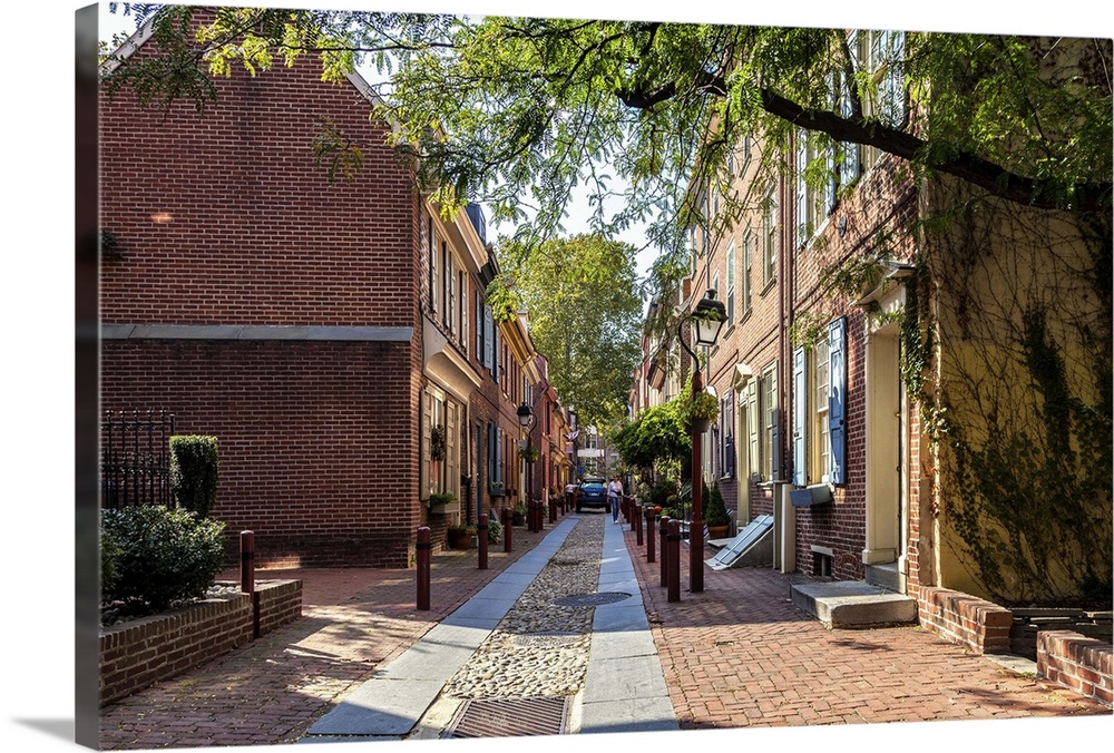 Pennsylvania, Philadelphia, Elfreth's Alley, Historical Street.