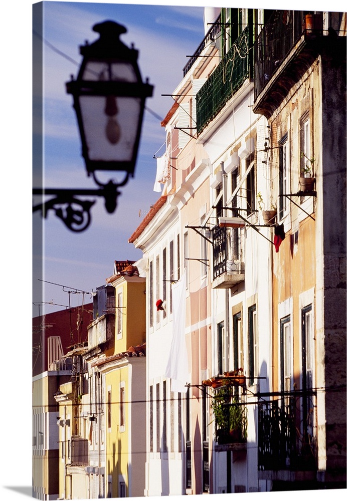 Portugal, Lisbon, Bairro Alto, Typical houses