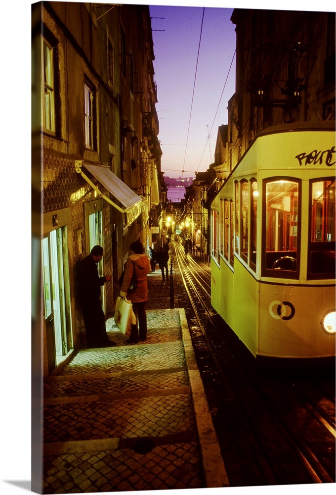 Portugal, Lisbon, Bica tram