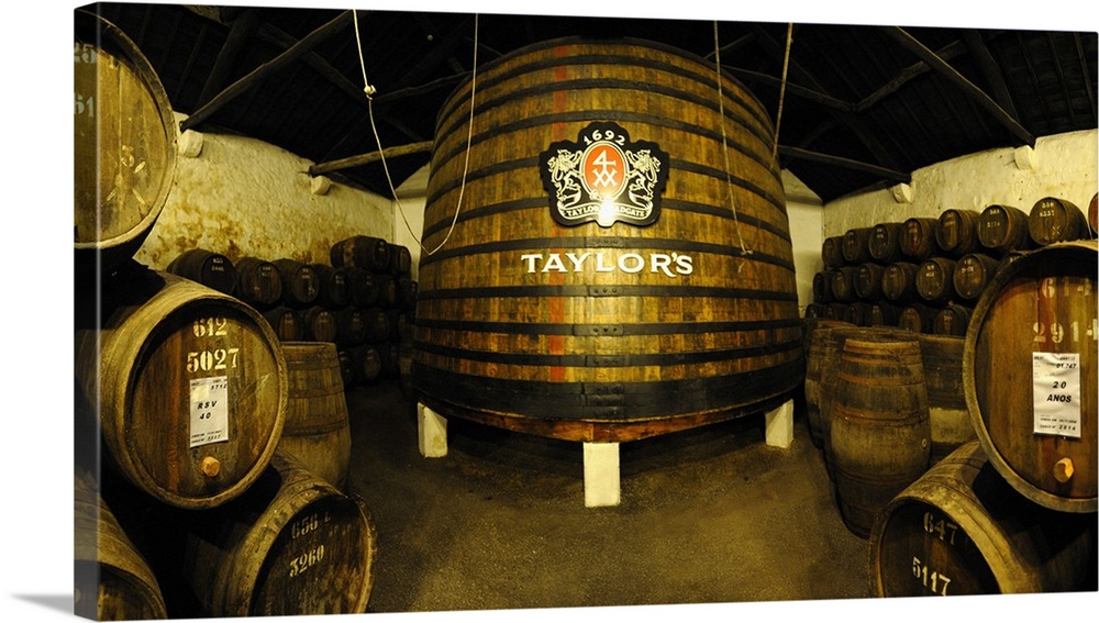 Portugal, Porto, Douro, The biggest vat in Taylor's Cellar