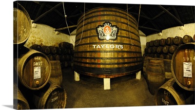 Portugal, Porto, Douro, The biggest vat in Taylor's Cellar