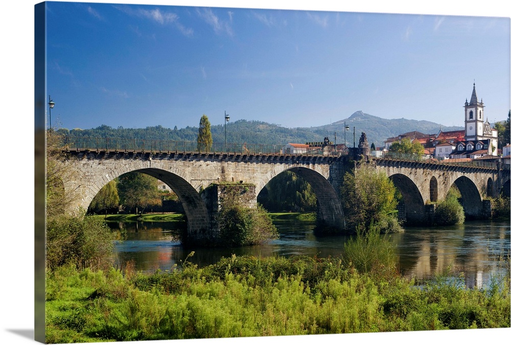 Portugal, Viana do Castelo, Costa Verde, the mediaeval bridge